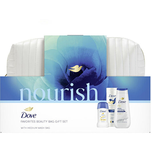 „Dove Nourish Favorites“ grožio maišelio dovanų rinkinys