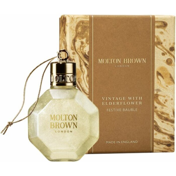 Molton Brown Vintage Elderflower Šventinė Bauble vonios ir dušo želė – vonios ir dušo želė