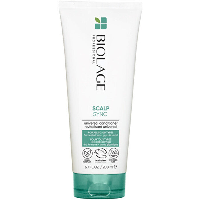 „Biolage Scalp Sync Universal Conditioner“ – universalus kondicionierius visiems galvos odos tipams.