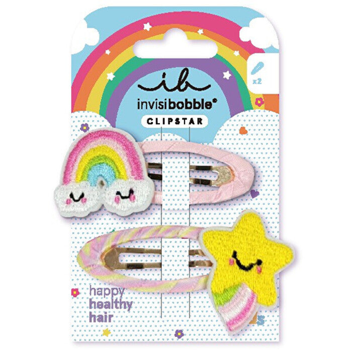 Invisibobble Clipstar Happy Sky - klipas 2 vnt