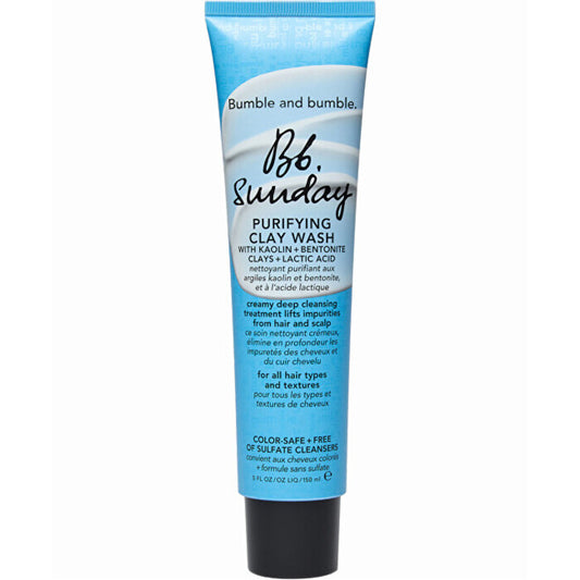 „Bumble ir bumble Sunday Purifying Clay Wash“ – 2 viename valomasis šampūnas ir kaukė
