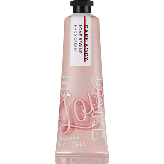 „Missha Dare Body Love Begins“ rankų kremas – drėkinamasis rankų kremas