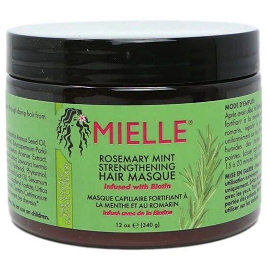Mielle rozmarinų ir mėtų stiprinamoji plaukų kaukė - Stiprinamoji plaukų kaukė