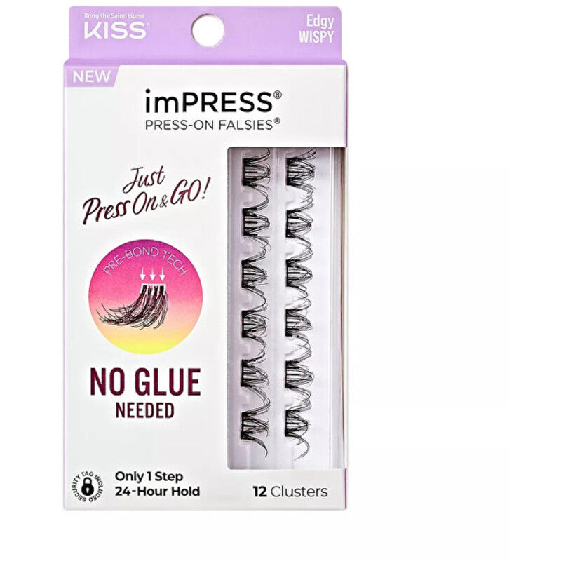 „Kiss My Face imPRESS 09 Edgy Wispy“ – kuokštuotos blakstienos