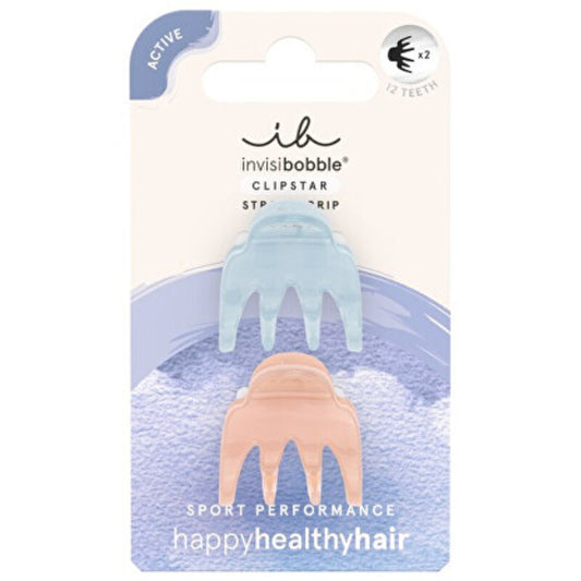 „Invisibobble Clipstar Gym Buddy S“ plaukų segtukai (2 vnt.)