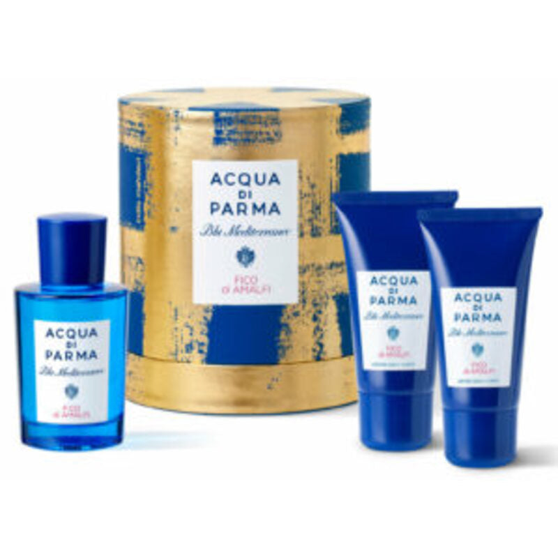 Acqua di Parma Blu Mediterraneo - Fico di Amalfi dovanų rinkinys EDT 100 ml, kūno losjonas 75 ml ir liquid Muilas 75 ml
