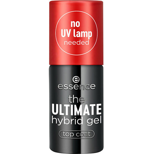 „Essence Ultimate Hybrid“ gelinis viršutinis sluoksnis – viršutinis nagų lako sluoksnis, 8 ml - Glamur