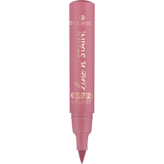 „Essence Line N` Stain! Tattoo“ lūpų pieštukas – lūpų kontūro pieštukas 2,5 ml - Glamur