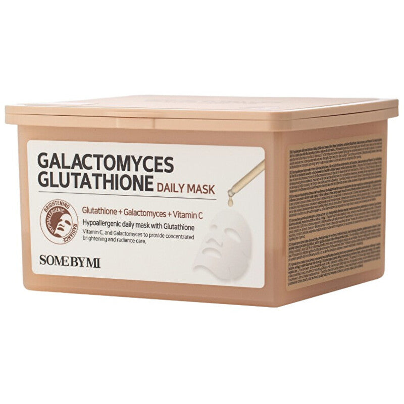 Some By Mi Galactomyces Glutahione Daily Mask (30 vnt) - Šviesinanti veido kaukė