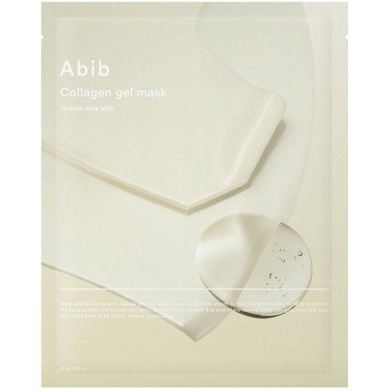The Abib Jericho Rose Jelly collagen gel mask is a firming sheet mask with collagen and ceramides.