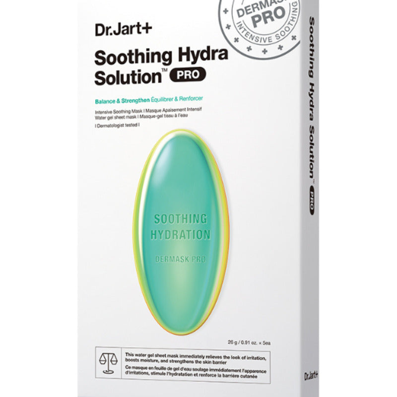 Dr. Jart+ Dermask Soothing Hydra Solution™ PRO intensyviai raminanti kaukė – regeneruojanti ir drėkinanti veido kaukė
