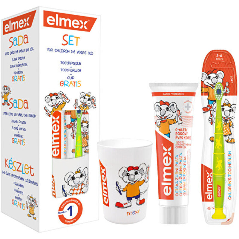 „Elmex“ dantų priežiūros dovanų rinkinys vaikams