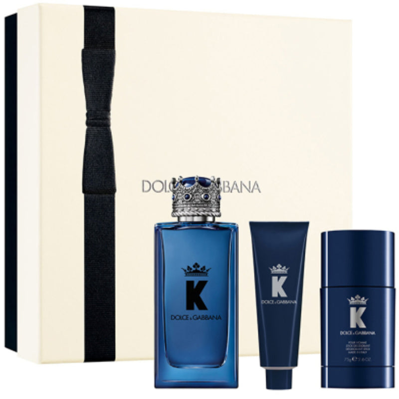 Dolce Gabbana K by Dolce Gabbanna Eau de Parfum dovanų rinkinys EDP 100 ml, pieštukas dezodorantas 75 g ir dušo gelis 50 ml