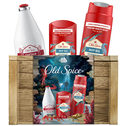 Old Spice Deep Sea dovanų rinkinys – kūno priežiūros dovanų rinkinys