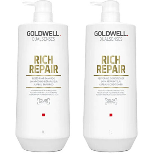„Goldwell Dualsenses Rich Repair Set“ – plaukų kosmetikos dovanų rinkinys - Glamur