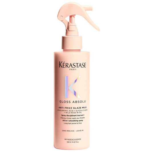 Kérastase „Gloss Absolu All-in-One Smoothing Spray“ – purškiklis nepaklusniems ir garbanotiems plaukams
