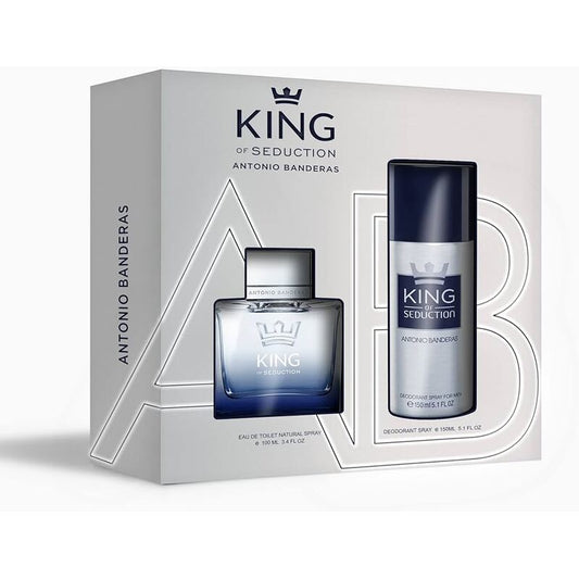 Antonio Banderas King Of Seduction Gift Set EDT 100 ml and Deospray