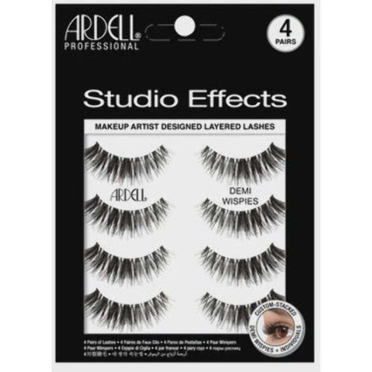 Ardell „Studio Effects Lashes“ blakstienos, 4 poros, „Demi Wispies“ – dirbtinės blakstienos