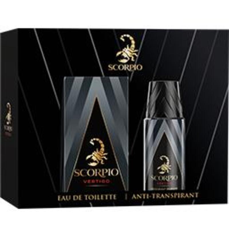 Scorpio Vertigo Gift Set EDT 75 ml and deospray 150 ml
