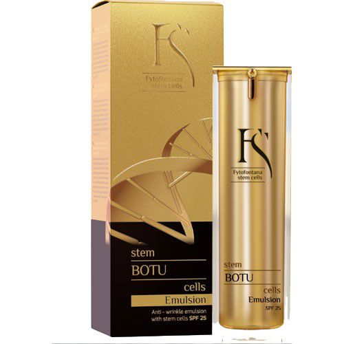 „Fytofontana“ kamieninių ląstelių emulsija nuo raukšlių su kamieninėmis ląstelėmis SPF 25 – emulsijos su kamieninėmis ląstelėmis nuo mimikos raukšlių