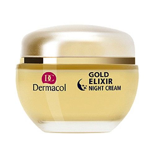 „Dermacol Gold Elixir“ naktinis kremas (bririai odai) – atjauninantis naktinis kremas su ikrais
