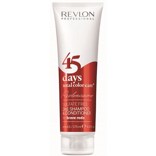 „Revlon Professional 45 days total Color Care“ šampūnas ir kondicionierius „Brave Reds“ – šampūnas ir kondicionierius ryškiai raudonai spalvai